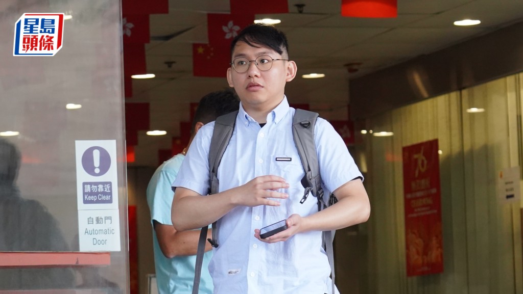 被告張志安被控串謀妨礙司法公正罪提堂。葉偉豪攝