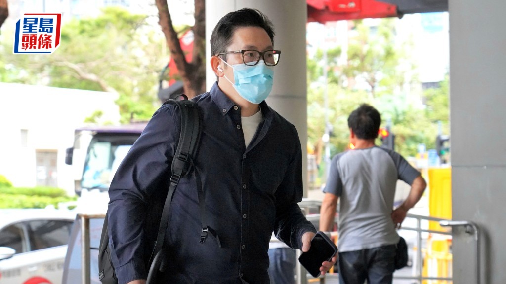 黃利寶被控欺詐罪提堂。葉偉豪攝