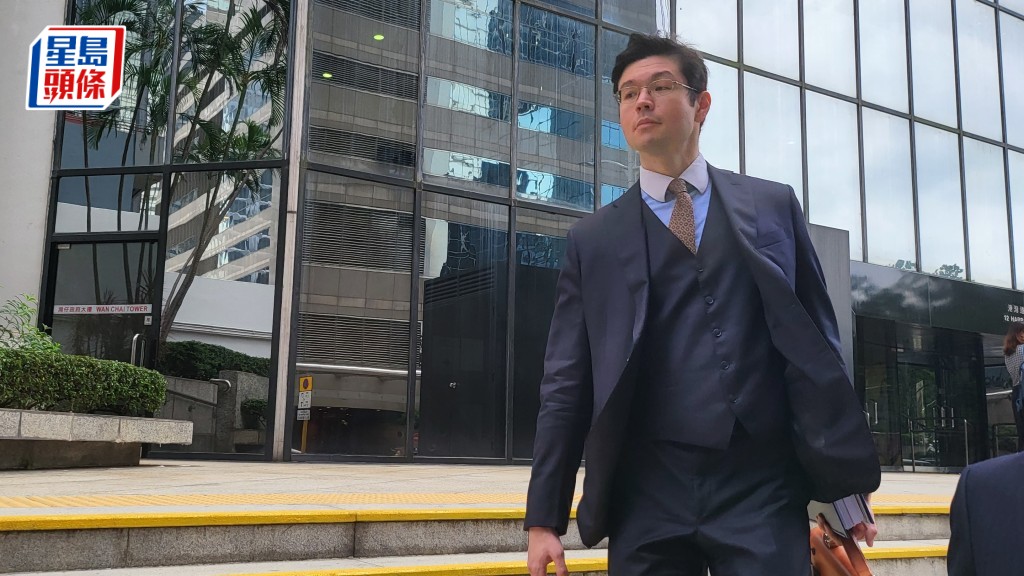 麥朗今日為他捲入的性騷擾案現身法庭。王仁昌攝