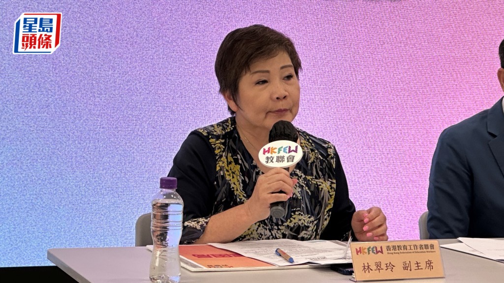 林翠玲表示垃圾徵費後會加重幼稚園的開支負擔。資料圖片