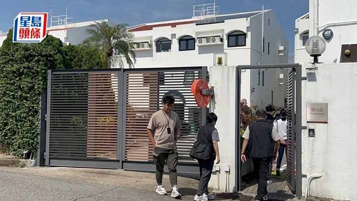 警員到場調查。楊偉亨攝