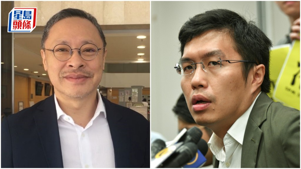 法庭指戴耀廷（左）是「35+」計劃主腦，並聲言計劃是「大殺傷力憲制武器」；區諾軒（右）則責任聯絡和協調。 資料圖片