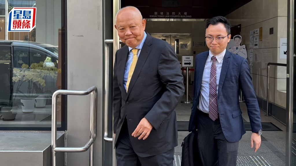 被告陈金水（左） 脱洗黑钱罪。陈子豪摄