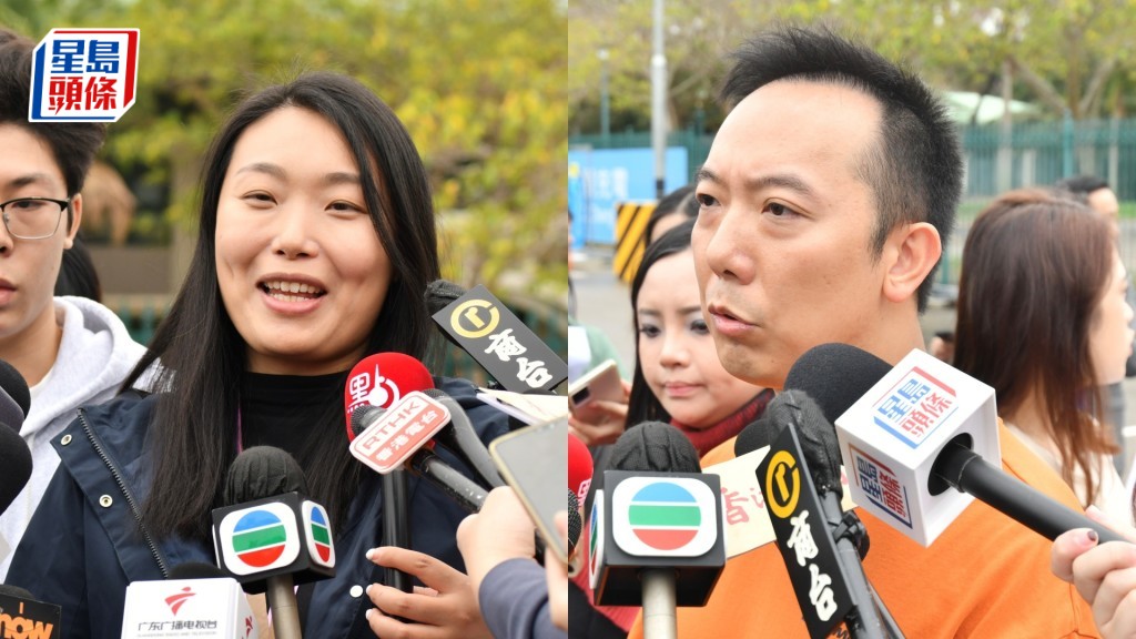 兩位首批使用竹篙灣的充電站的車主，均稱讚充電站操作便利。