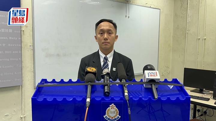警方交代破案經過。楊偉亨攝