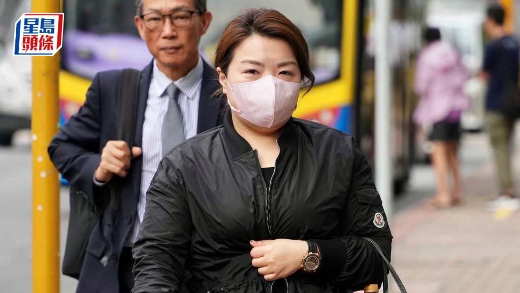 王詩雅今繼續出席九龍城裁判法院的審訊。蘇正謙攝