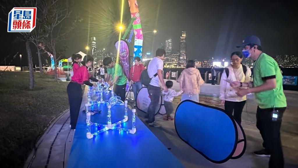 灣仔海濱「海濱動感夜」第二晚舉行。謝曉雅攝