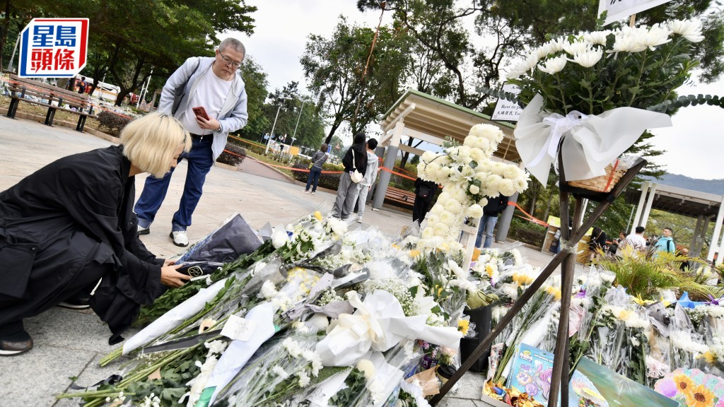 宏福苑五級火｜建造商會：向5名罹難工友家屬各提供10萬援助金  全力配合獨立委員會工作。盧江球攝