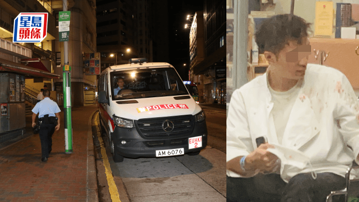 上環一名男子消遣轉場時遇劫，失10萬元名錶。蔡楚輝攝