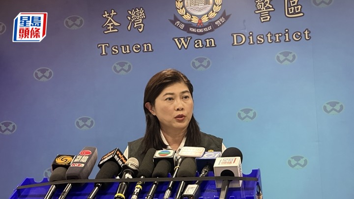 荃灣警區助理指揮官(刑事)警司盧自力。梁國峰攝