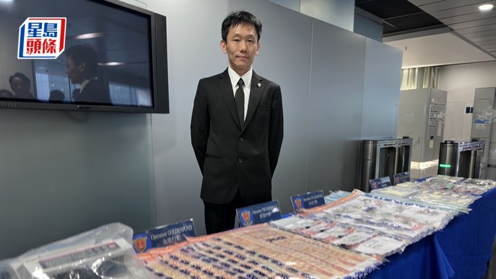 有組織罪案及三合會調查科總督察劉浩德。梁國峰攝