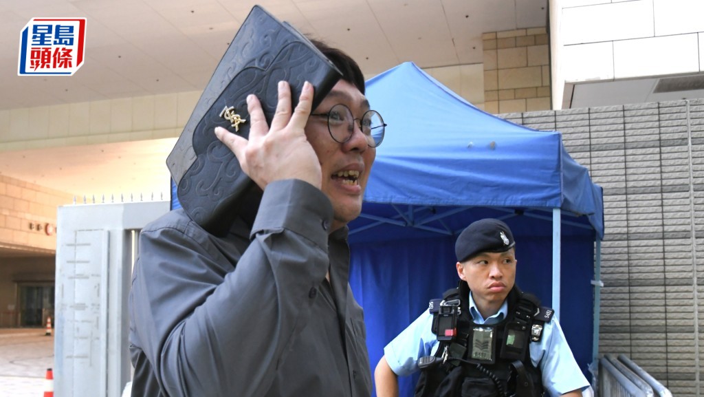 肇峰涉「起底」網上追債獲裁定罪名不成立。何健勇攝