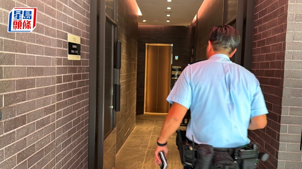 警员到场调查。刘汉权摄