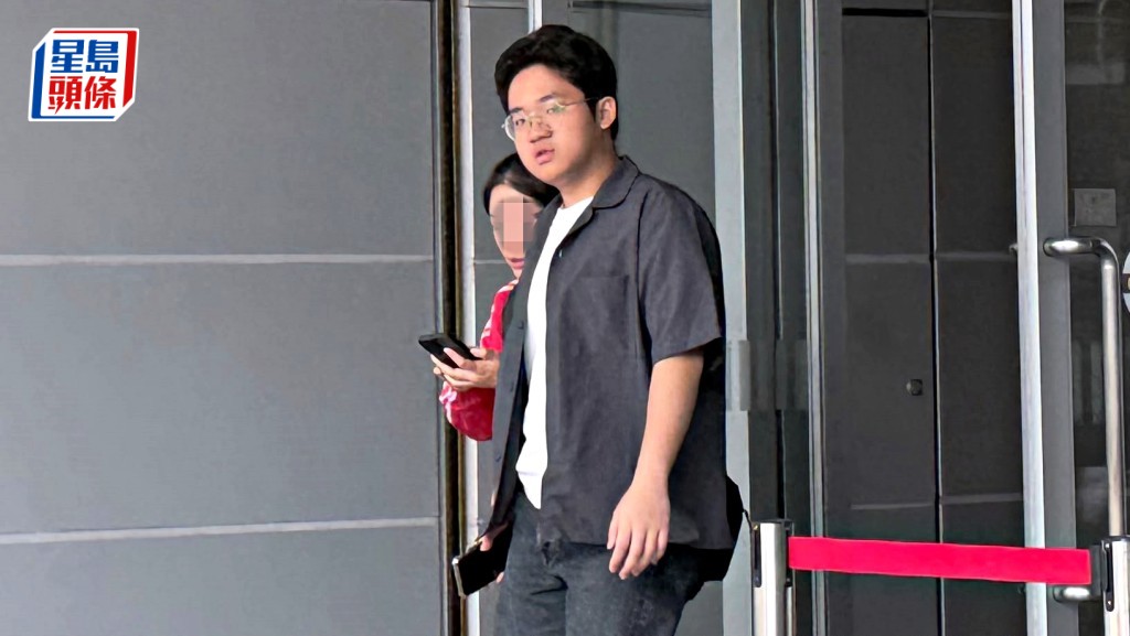 中大男生黃晉灝認自修室內非禮女生，判感化18個月。雷璟怡攝