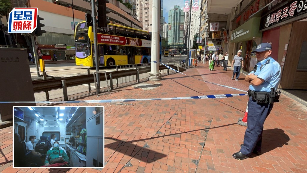 北角南天大廈墮鋁窗 擊中男途人小腿血濺當場