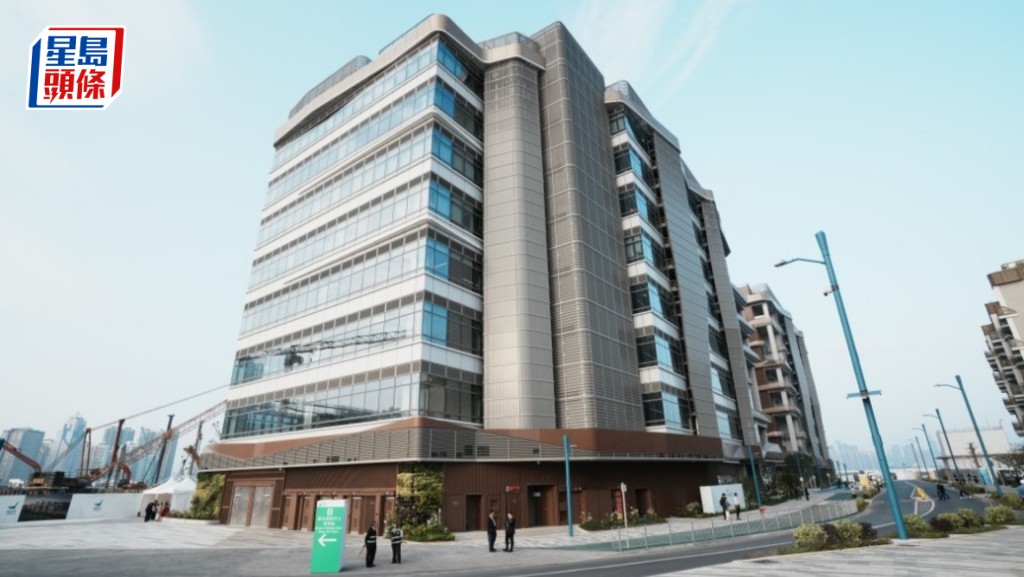 位於河套的港深創新及科技園，第一期首3座大樓落成，早前正式開園投入營運。資料圖片