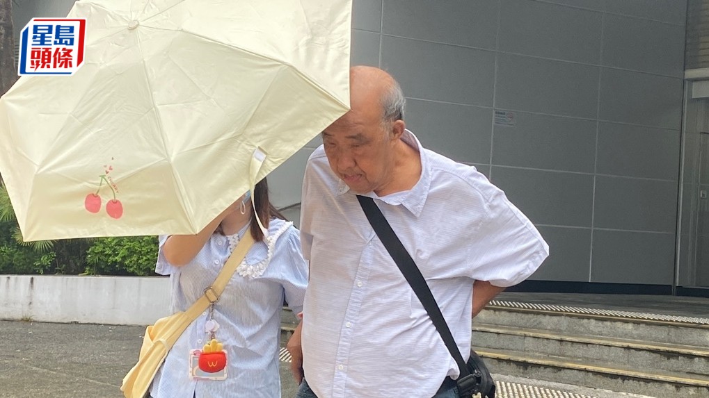 74歲被告梁錦益獲准押後判刑,以待醫療報告確定其癌症擴散情況。雷璟怡攝