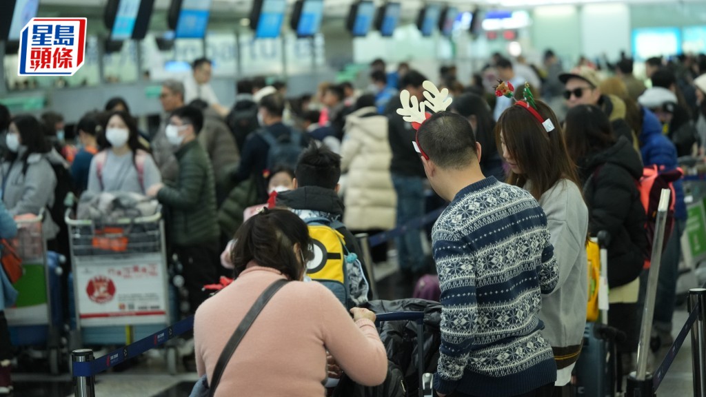 機管局料聖誕旅客單日達20萬人次  下周五起為出發高峰