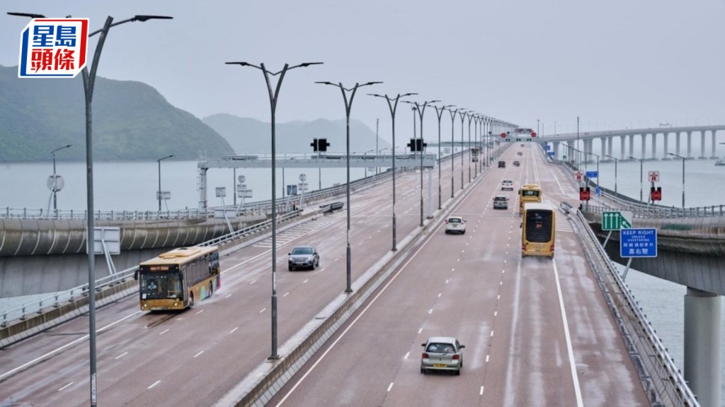 全運會公路單車男子個人賽明天在粵港澳三地舉行，港珠澳大橋通關服務將暫停。資料圖片