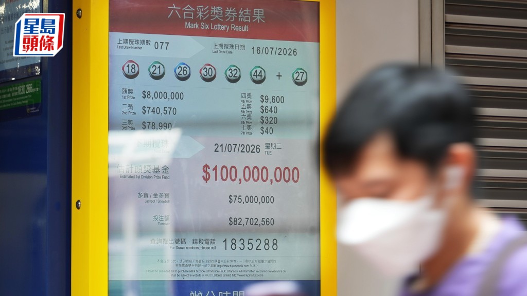 1億六合彩｜暑期金多寶今晚攪珠 一注獨中即擸1億【附6大幸運號碼】