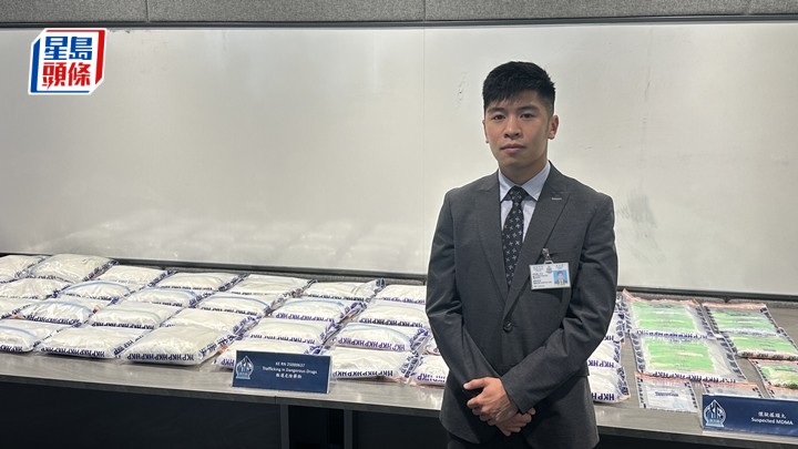 東九龍總區反三合會行動組主管高級督察馮柏羲。劉漢權攝