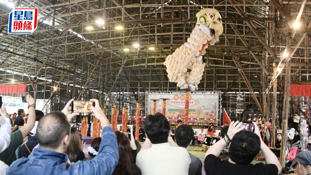国际高桩舞狮赛今开锣 13支顶尖醒狮队伍来港竞技 主办方冀吸引全球目光推广洪圣文化节
