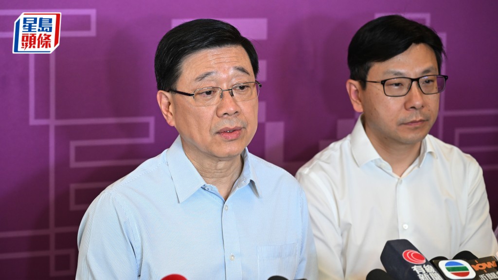 李家超指對物流署把關不力非常關注。劉駿軒攝