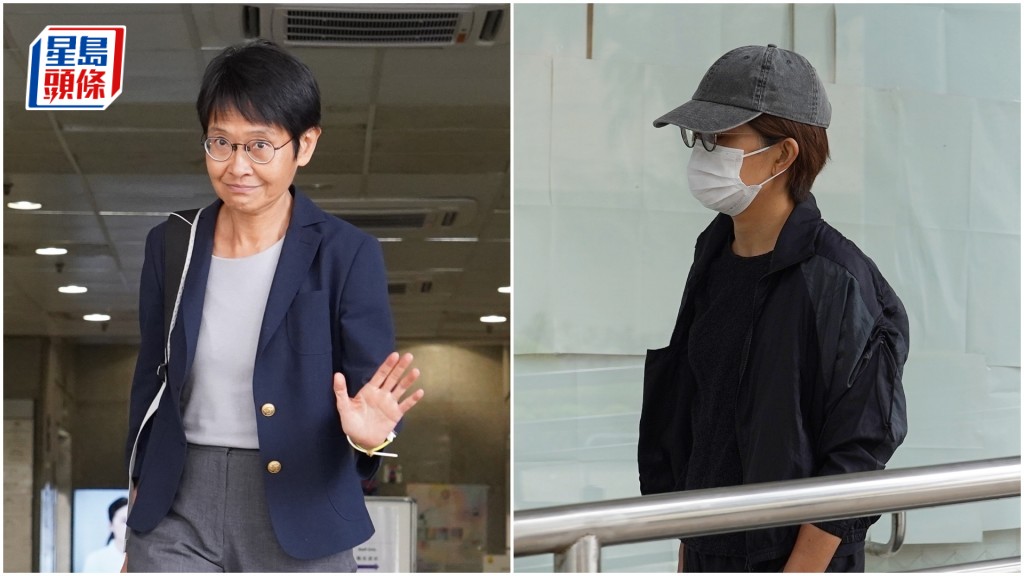 醫管局港島東聯網服務總監康佩玲(左)涉「搬龍門」助友人陳立怡(右)取得價值13萬元項目,兩人同遭起訴。葉偉豪攝