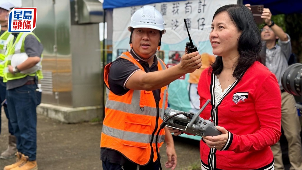 陳美寶表示，今天香港的低空經濟再邁向另一里程碑。陳美寶網誌相片