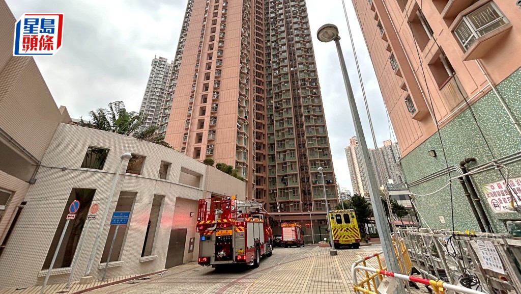 戶主因點香薰油燃著雜物引致火警。曾志恒攝