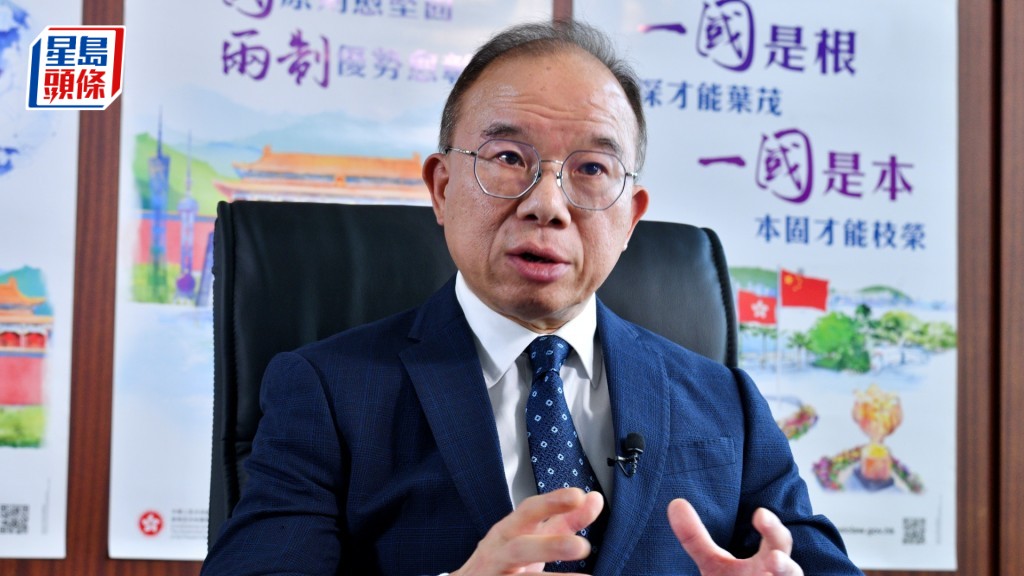 曾國衞認為社會毋須過度渲染北上消費，只要努力做好份內事，便不需要擔心。資料圖片