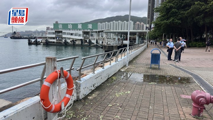 少女墮海獲救。梁國峰攝