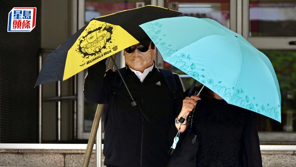 賴國驃（黃黑雨傘）被裁定收體賭注罪成，押後求情及判刑。資料圖片