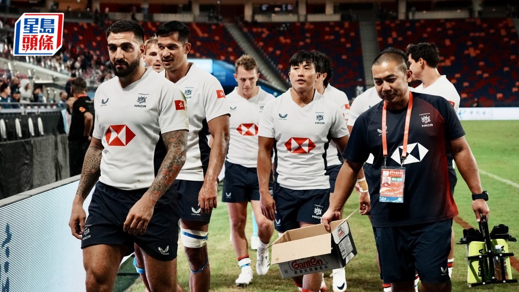 全運會｜男子七人欖球港隊首日賽事連勝兩場  市民讚表現比預期好 冀能奪得金牌 汪旭峰攝