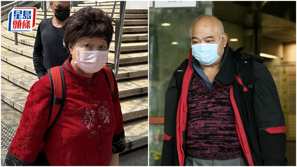 唐婉清和曾健成承認未經准許展示橫額,各罰款1000元。資料圖片