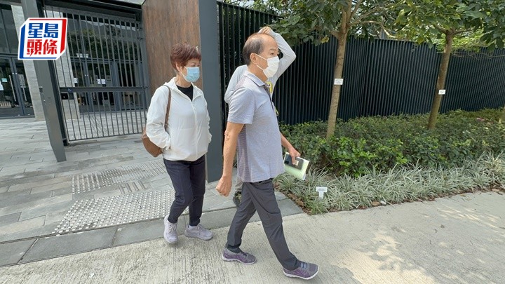 姓曾死者表姐夫婦認屍後離去。梁國峰攝