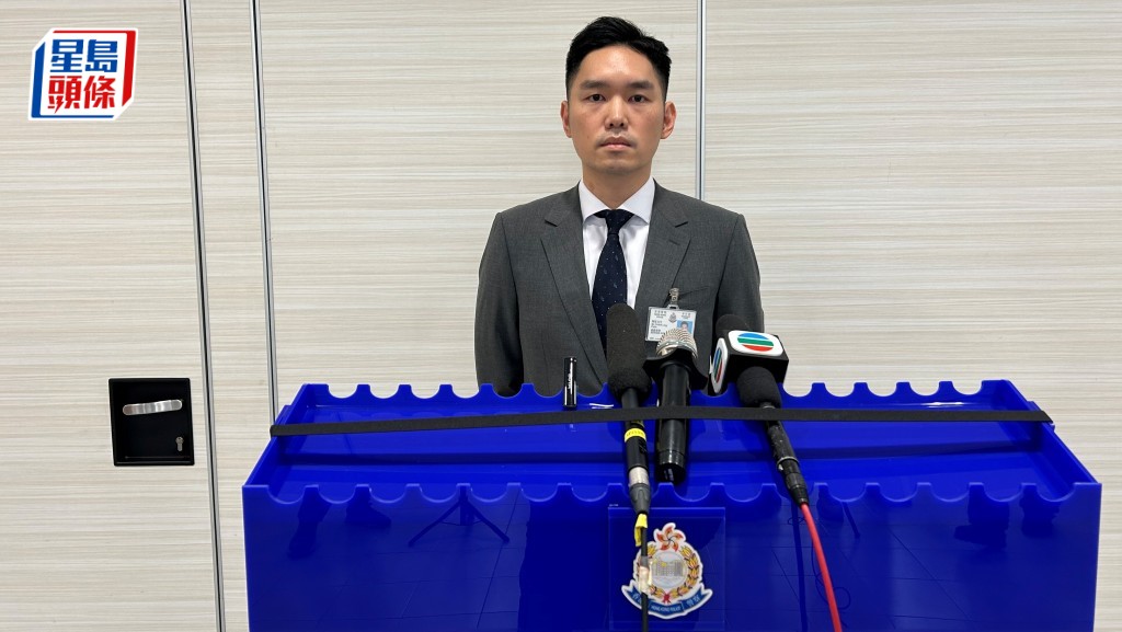 警方拘2男涉「以欺騙手段取得財產」罪。林思明攝
