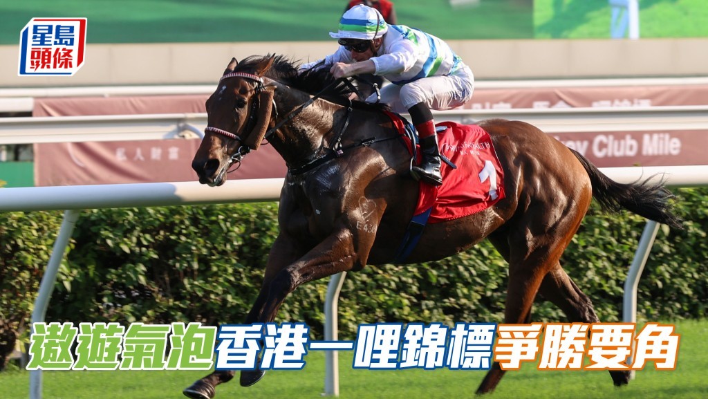 「遨遊氣泡」盼乘勇攻下浪琴香港一哩錦標。