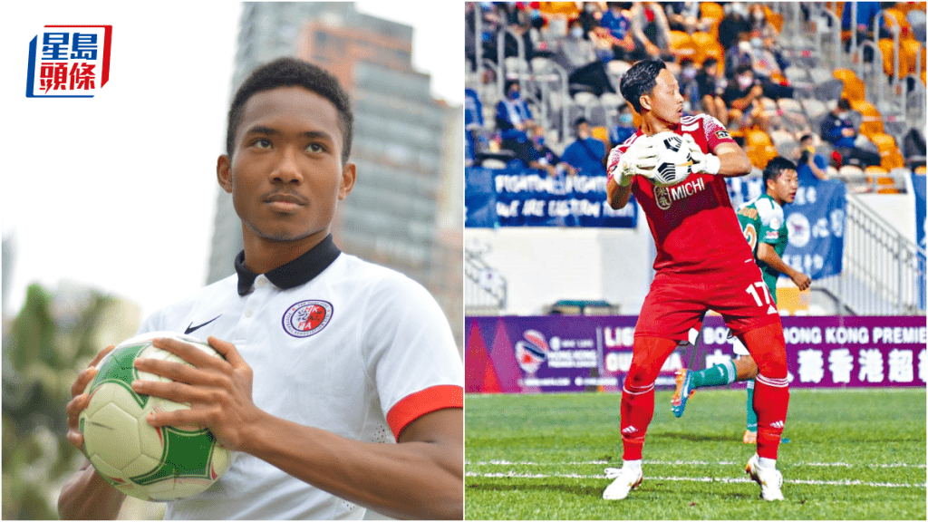 廉署今早(2月15日)落案起訴三名足球員及一名「艇仔」，當中包括球員霍斌仁(左)及屠俊翹(右)。資料圖片