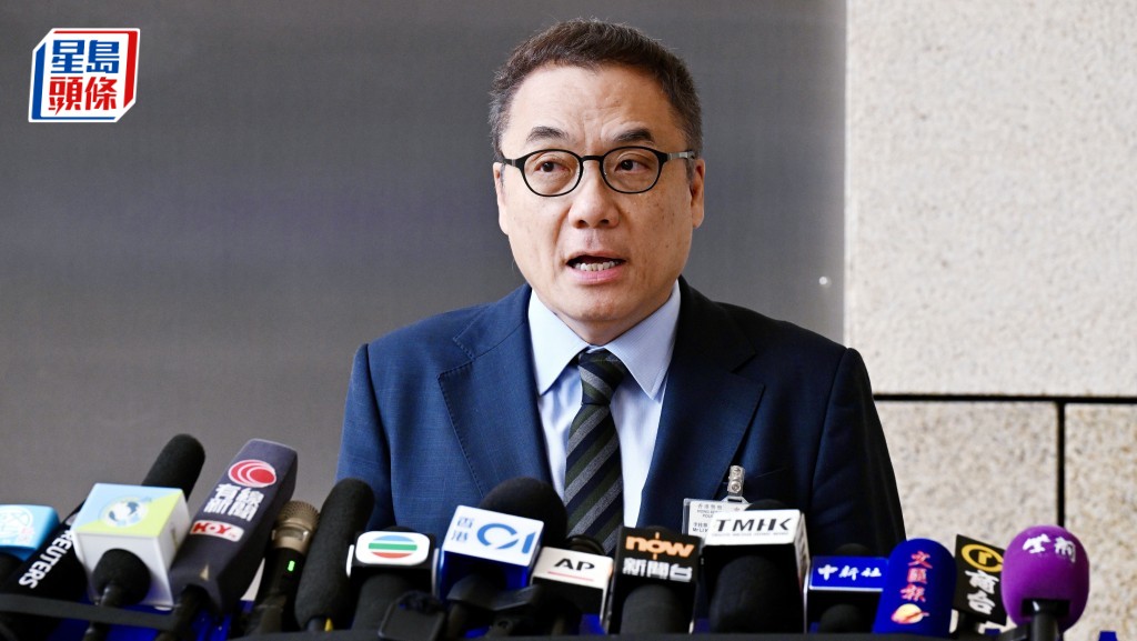 國安處總警司李桂華歡迎裁決。劉駿軒攝