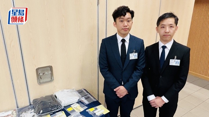 警方展開案中證物。蔡楚輝攝
