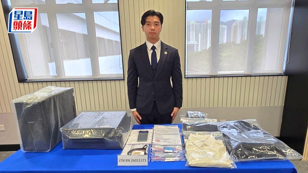 警破假冒官員案拘1本地男子。楊偉亨攝