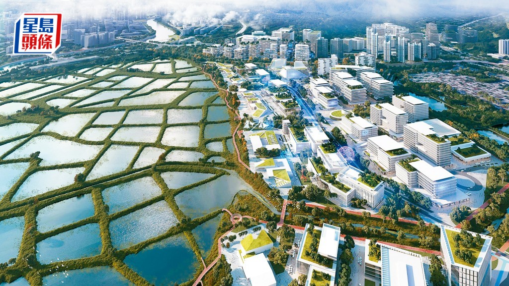 劉國勳認為市民希望發展文旅,當局應盡早交代規劃詳情。圖為北部都會區預想圖