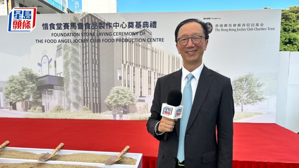 前「財爺」梁錦松表示，有信心集團的軟硬件設施能符合政府要求。脫芷晴攝