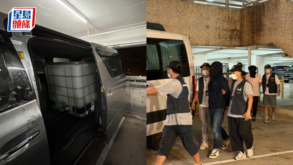 海關夥消防連破3非法油站 公屋停車場淪計時炸彈 幸及時揭發拘操作員顧客