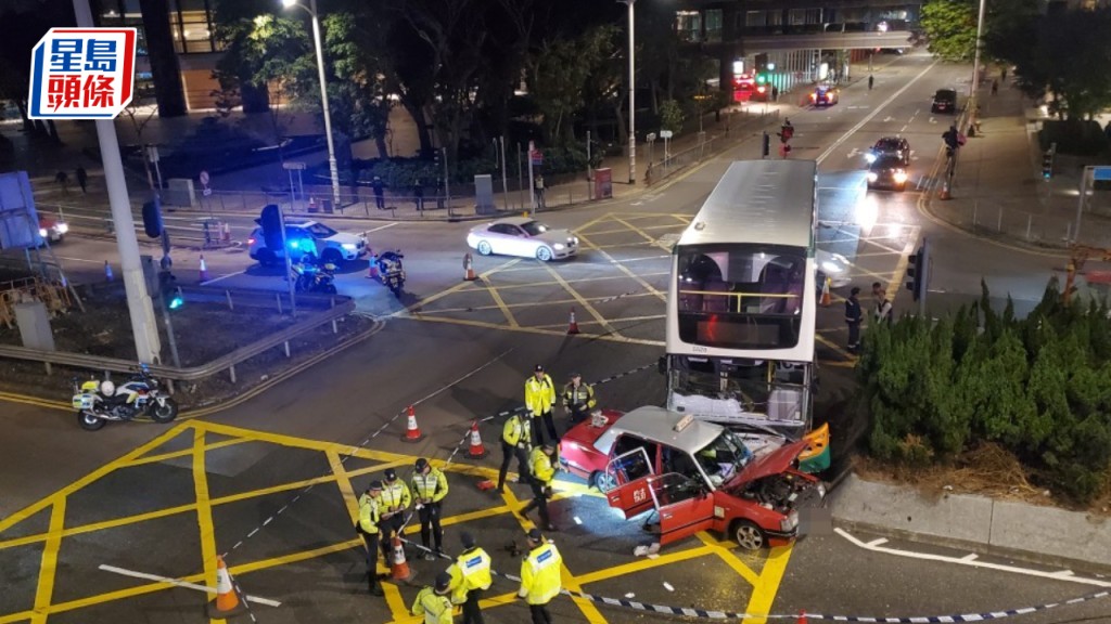 灣仔的士與城巴相撞車禍,造成一男一女死亡,肇事女的士司機郝逸琛被控危駕致他人死亡罪。資料圖片