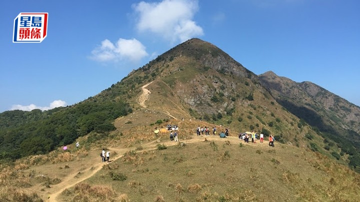 49歲男子在大金鐘玩滑翔傘墜落大樹上。資料圖片