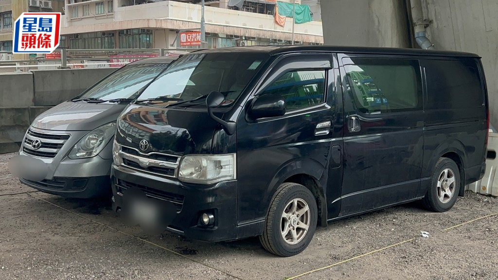 黑色輕貨在通州街停車場尋回。楊偉亨攝