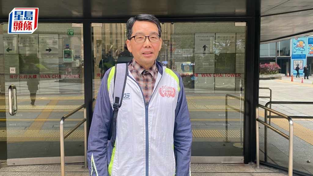 黃偉賢今於區域法院接受盤問。資料圖片