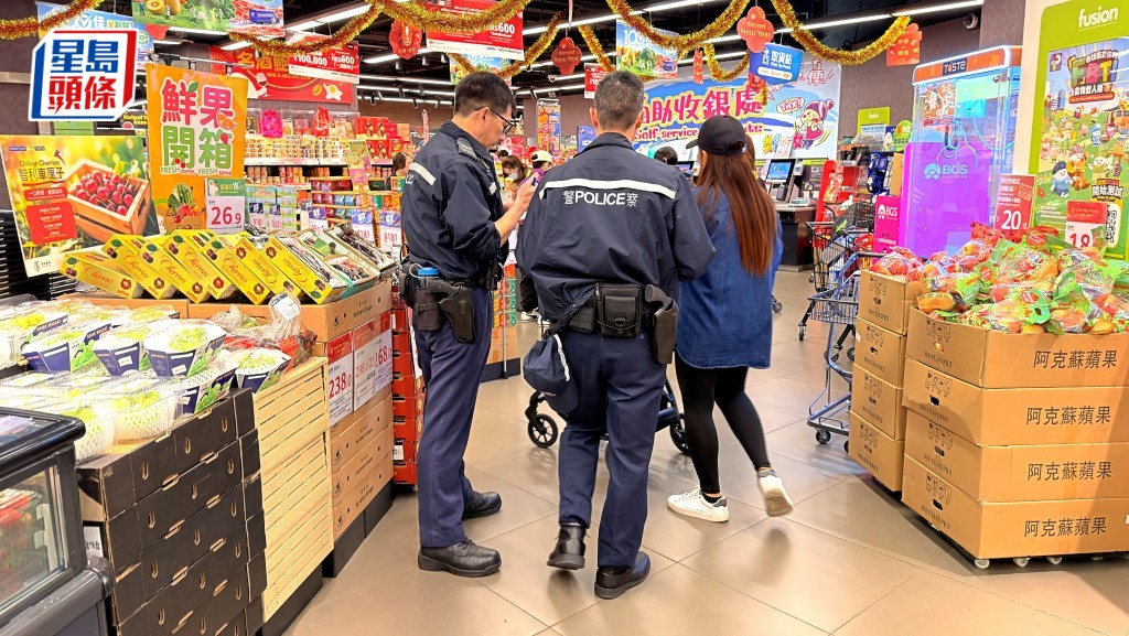 警員到場調查。梁國峰攝